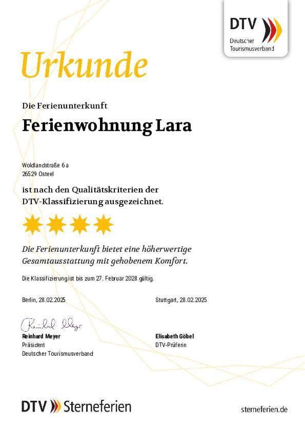 Ferienwohnung Lara "Im Herzen Von Ostfriesland" Osteel Luaran gambar